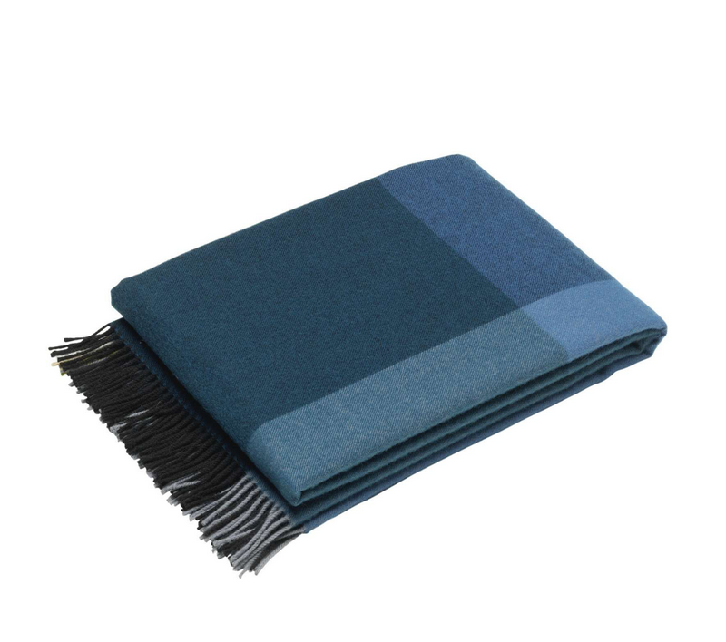 Vitra, Block Blanket Schwarz-Blau
