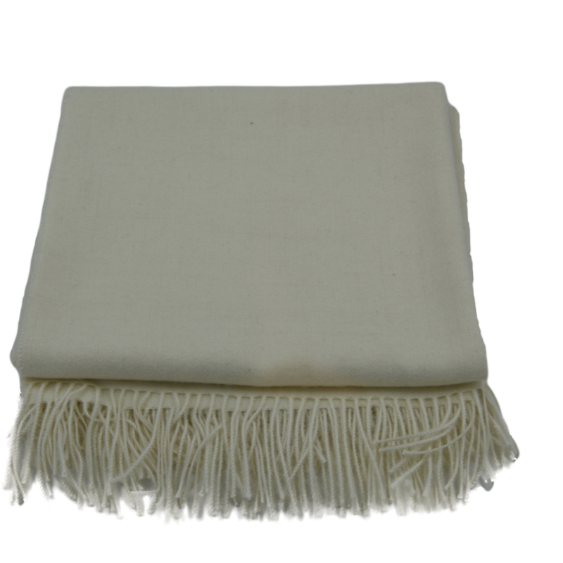 Plaid, Fischbacher Puro Weiss