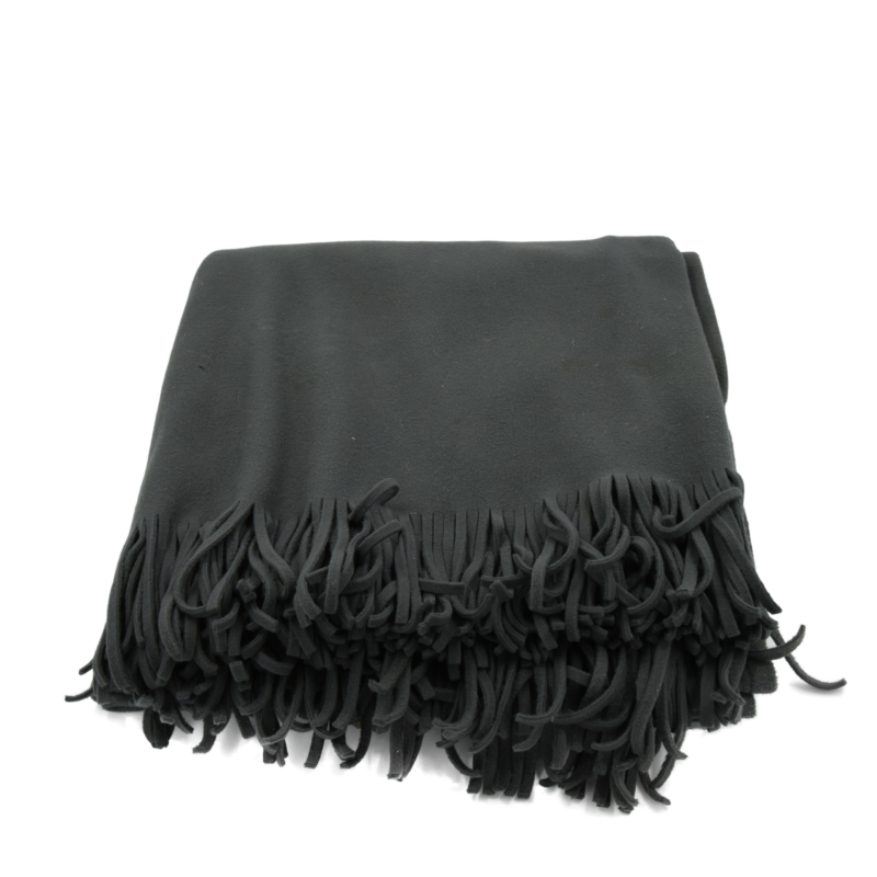 Flou Spa, Plaid Vlies Schwarz