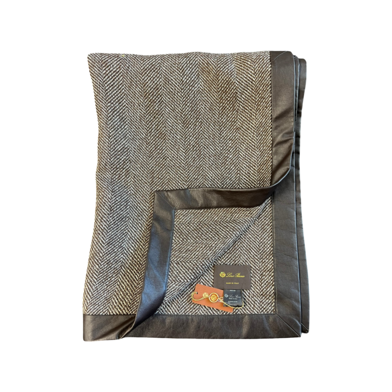 Loro Piana – Plaid Lama bordato