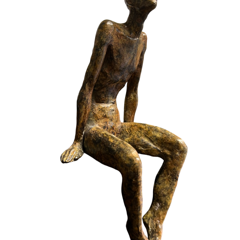 Skulptur aus Bronze – „Relax Figur“