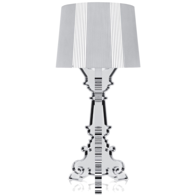 Kartell Tischlampen Bourgie Chrom