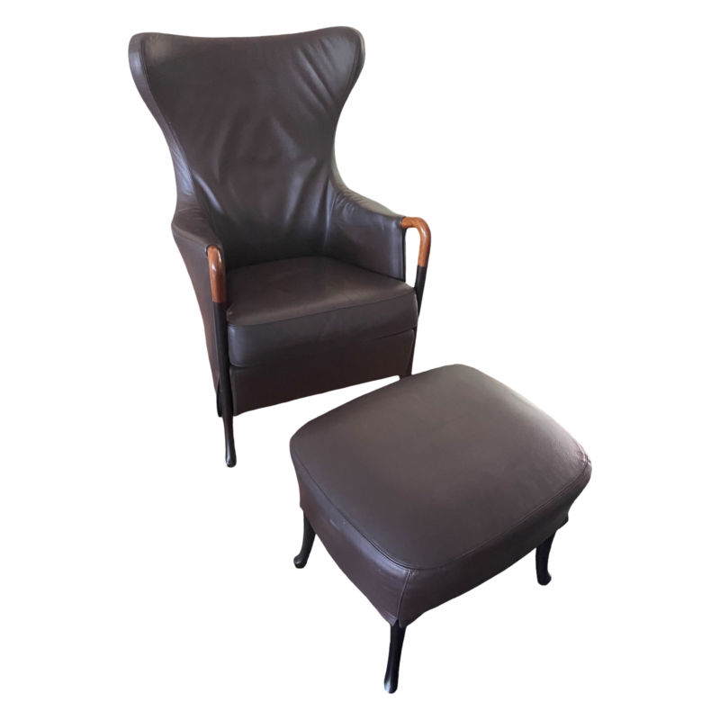 Giorgetti, Bergère mit Hocker