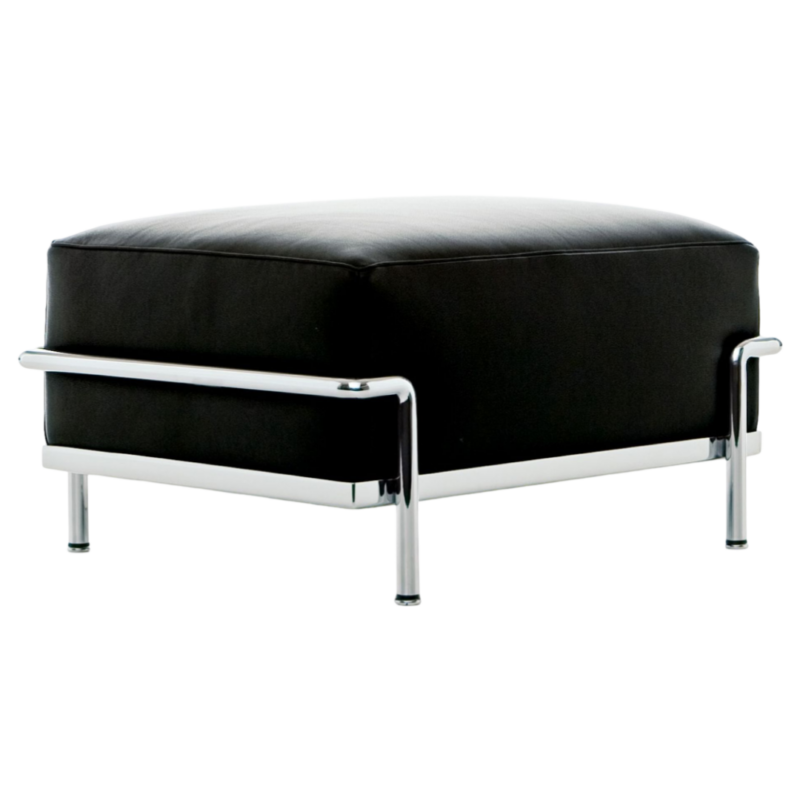 Cassina LC2 Hocker Schwarz