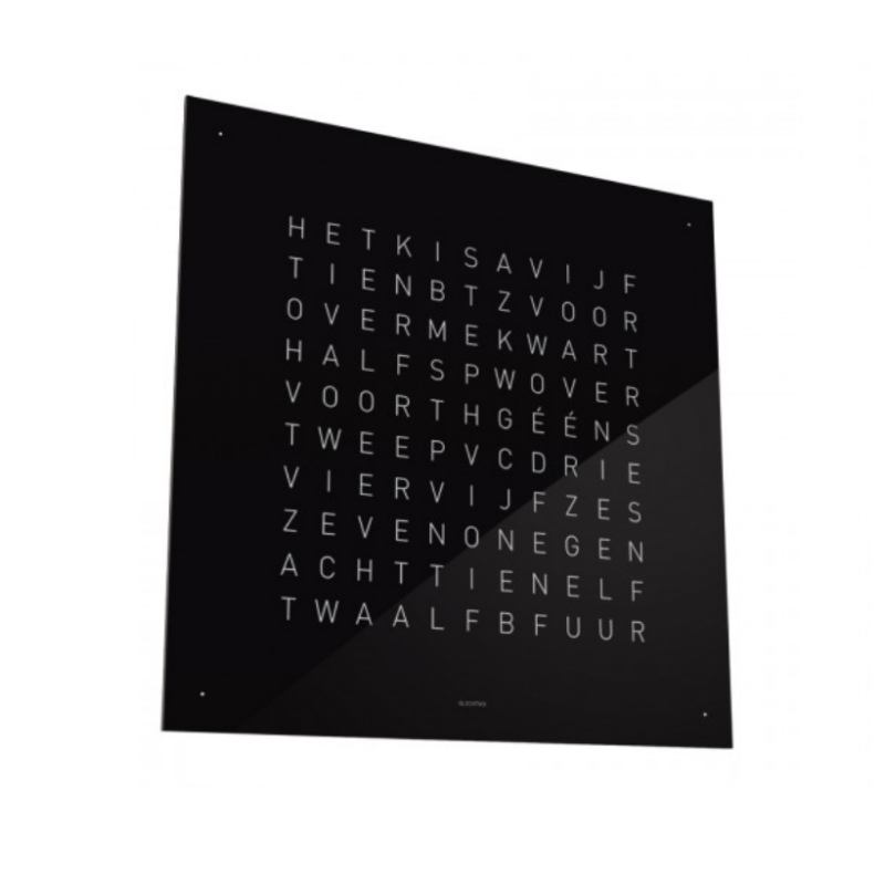 Qlocktwo, Frontpanel English Black Ice Tea